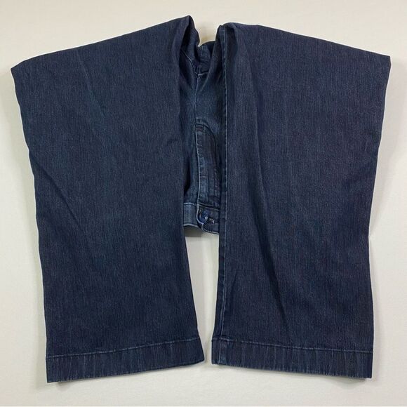 L.L. Bean Classic Fit Jeans Women's 16 Petite Cropped Stretch‎ Waist Denim Chino - Picture 10 of 10